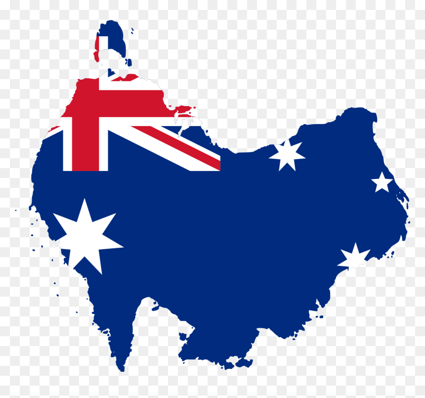 Australia Day 26th Jan, HD Png Download - usa flag map png