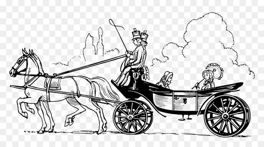 Chariot Black And White, HD Png Download - chariot png