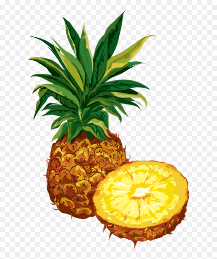 Transparent Background Pineapple Png, Png Download - pineapple slices png