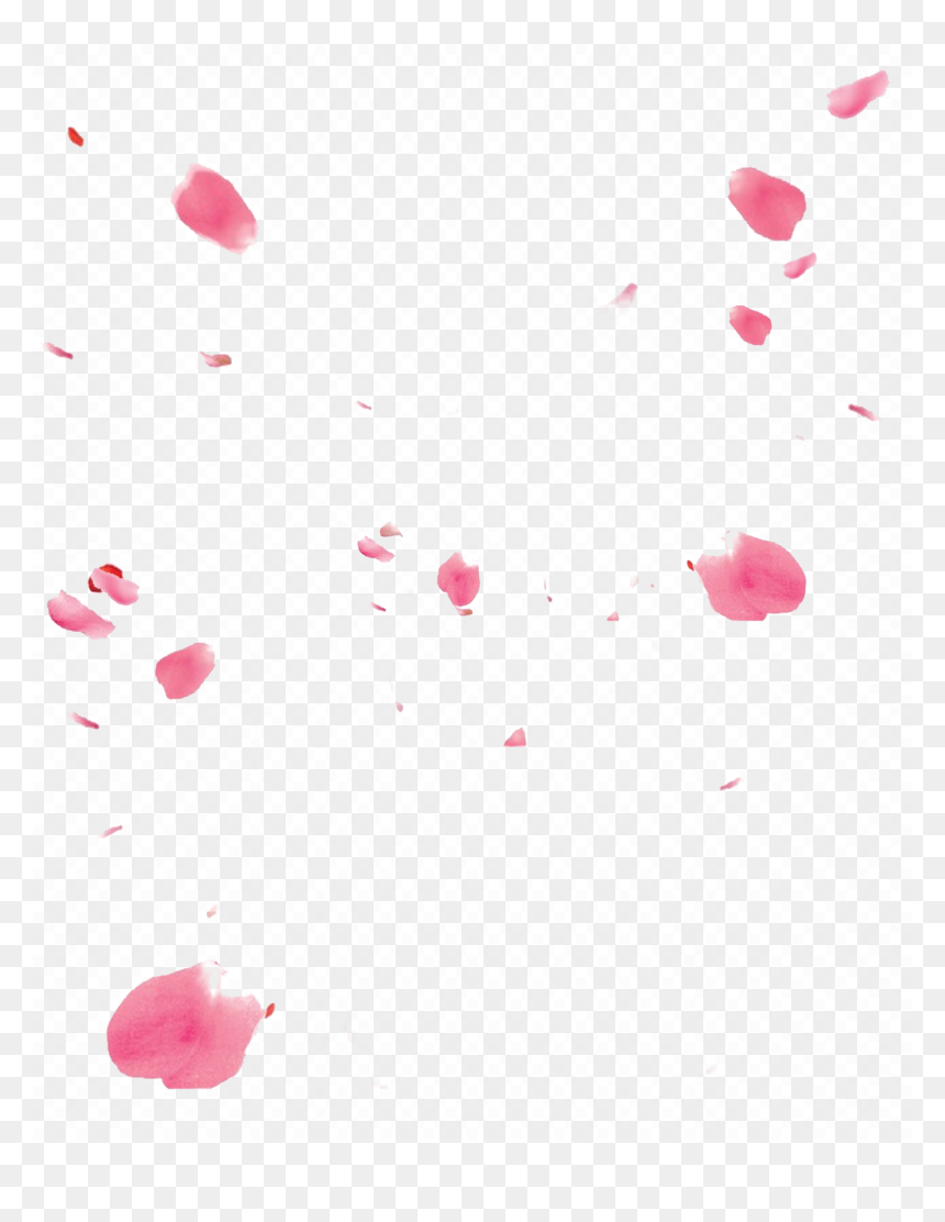 Rose, HD Png Download - pink petals png