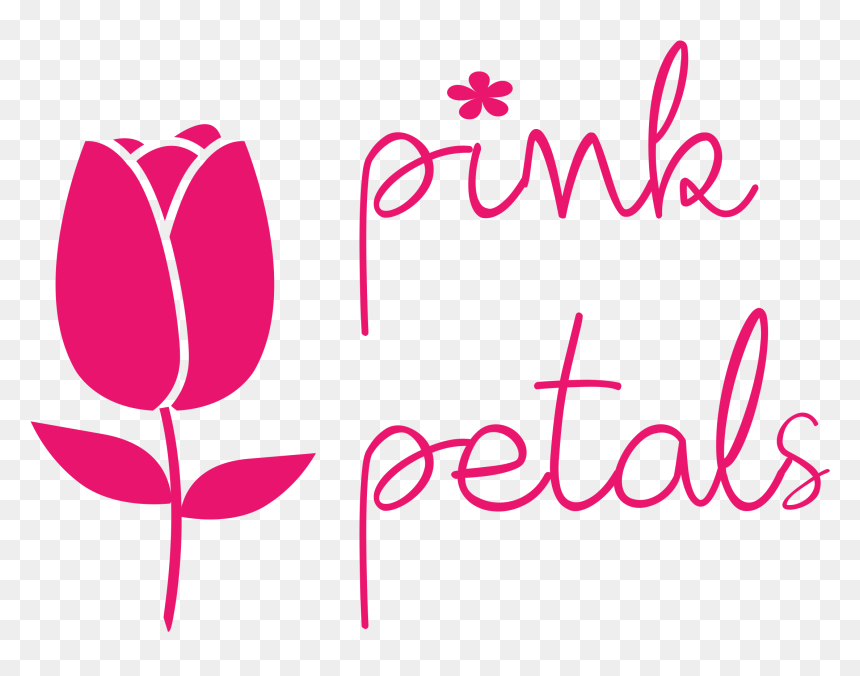 Calligraphy, HD Png Download - pink petals png