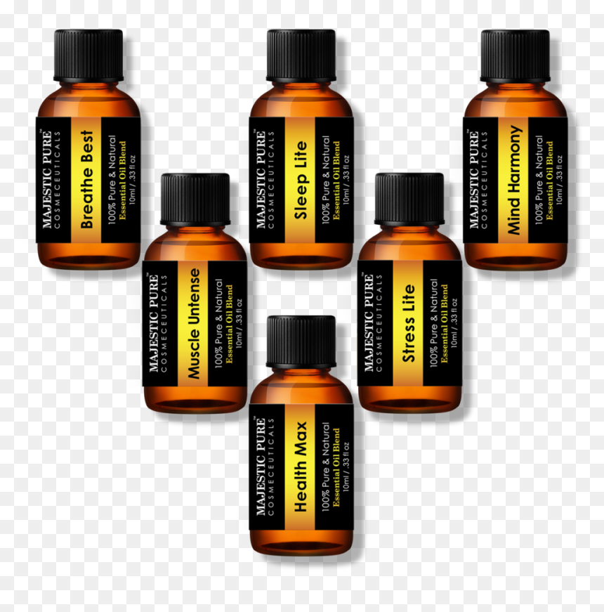 Glass Bottle, HD Png Download - essential oil bottle png