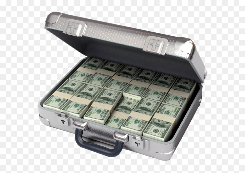 Suitcase With Money Png, Transparent Png - breifcase png