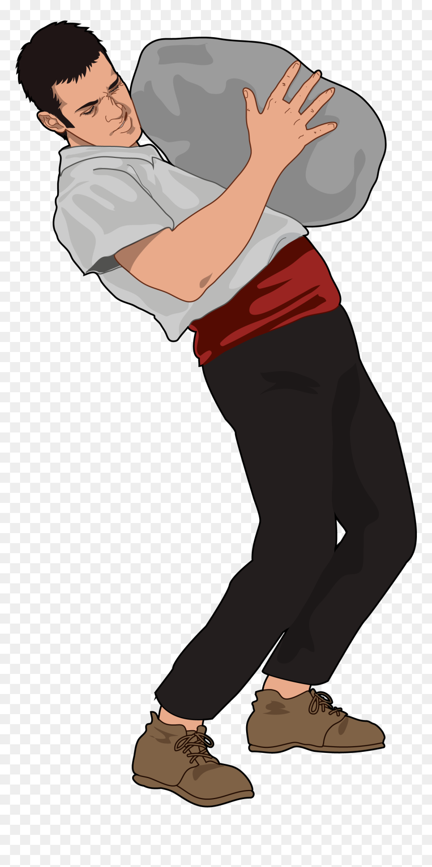Levantamiento De Piedra Dibujo, HD Png Download - piedra png
