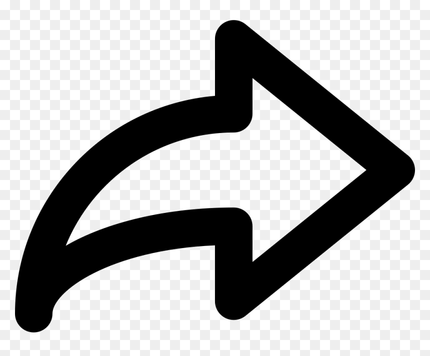 Arrow Outline, HD Png Download - right arrow png transparent