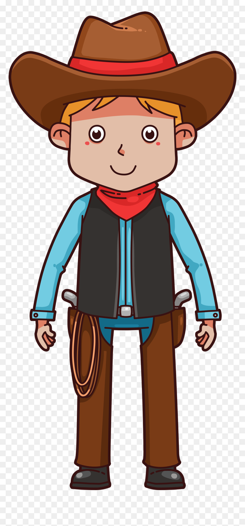 Cartoon Cowboy, HD Png Download - cartoon cowboy hat png