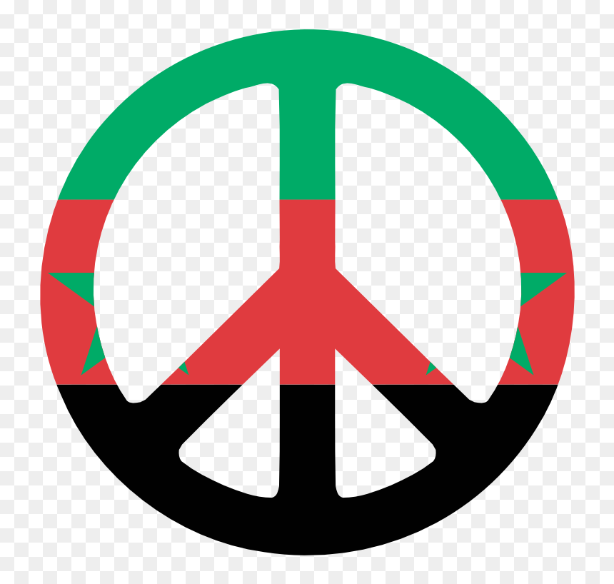 Peace Symbol Gif, HD Png Download - bandera de honduras png