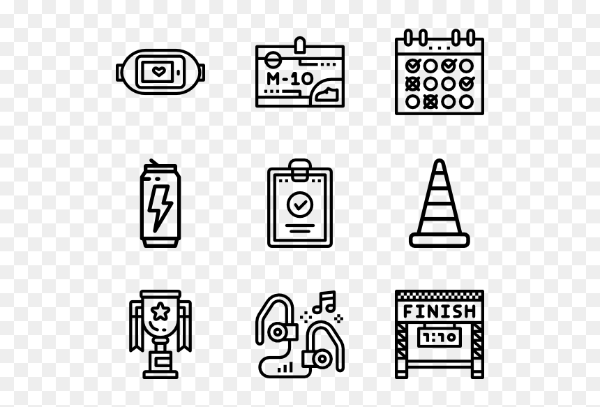 Clip Art, HD Png Download - running icon png