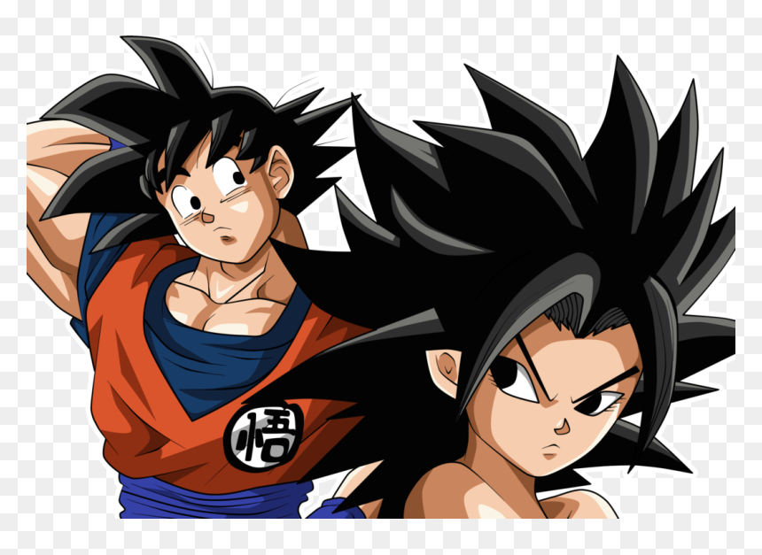 Goku And Caulifla, HD Png Download - caulifla png