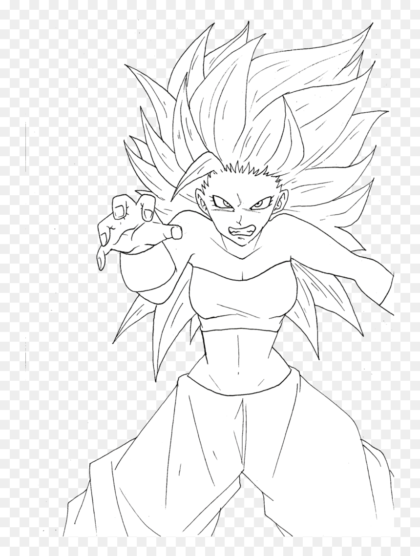Line Art, HD Png Download - caulifla png