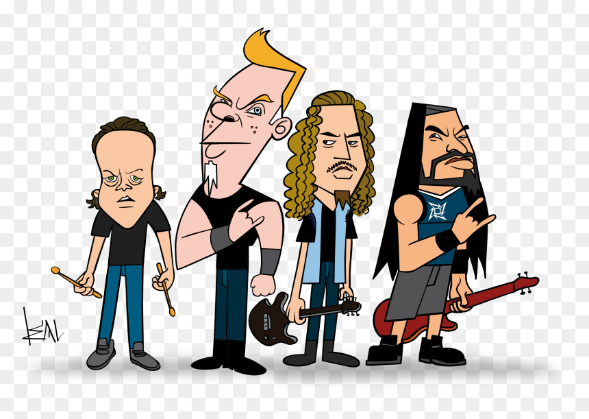 Atatürk Bandana Metallica Personajes En Caricatura - Metallica Png, Transparent Png - atatürk png