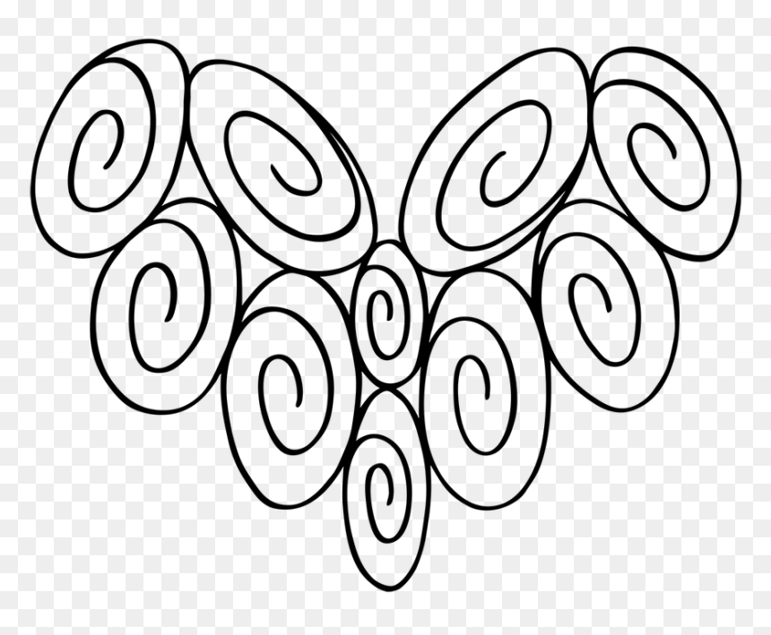Heart, HD Png Download - fancy swirls png