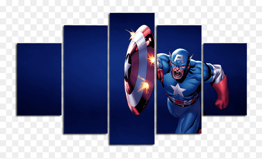 Capitan America Marvel Comics, HD Png Download - captain america cartoon png