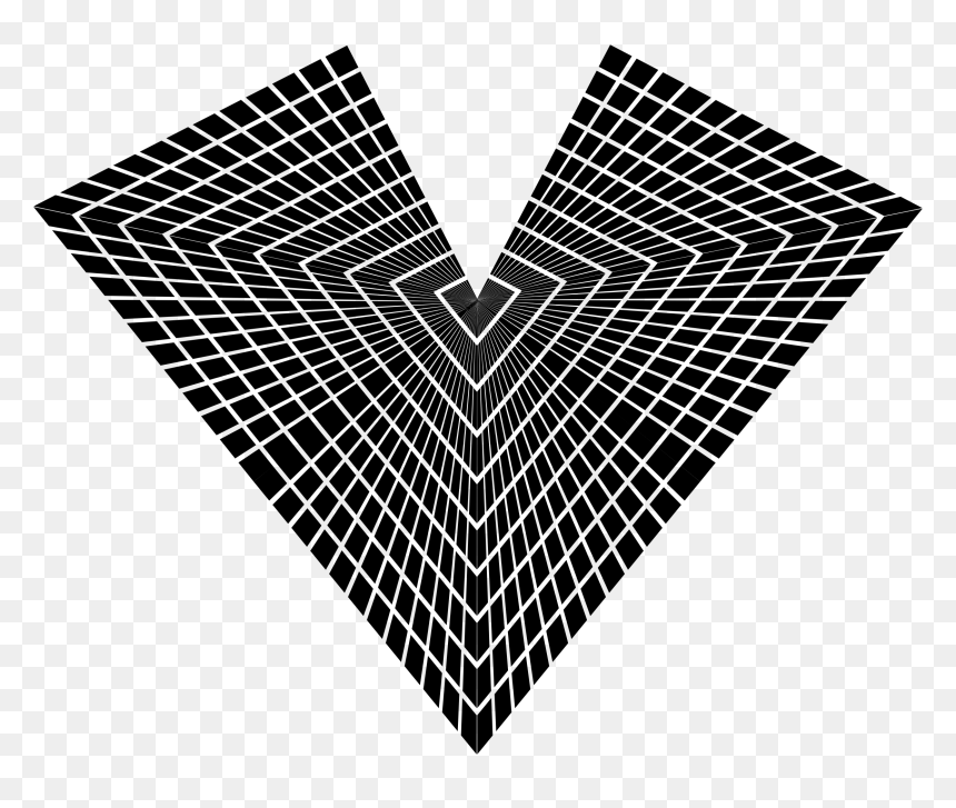 Heart With Ribbon Drawing, HD Png Download - dot grid png