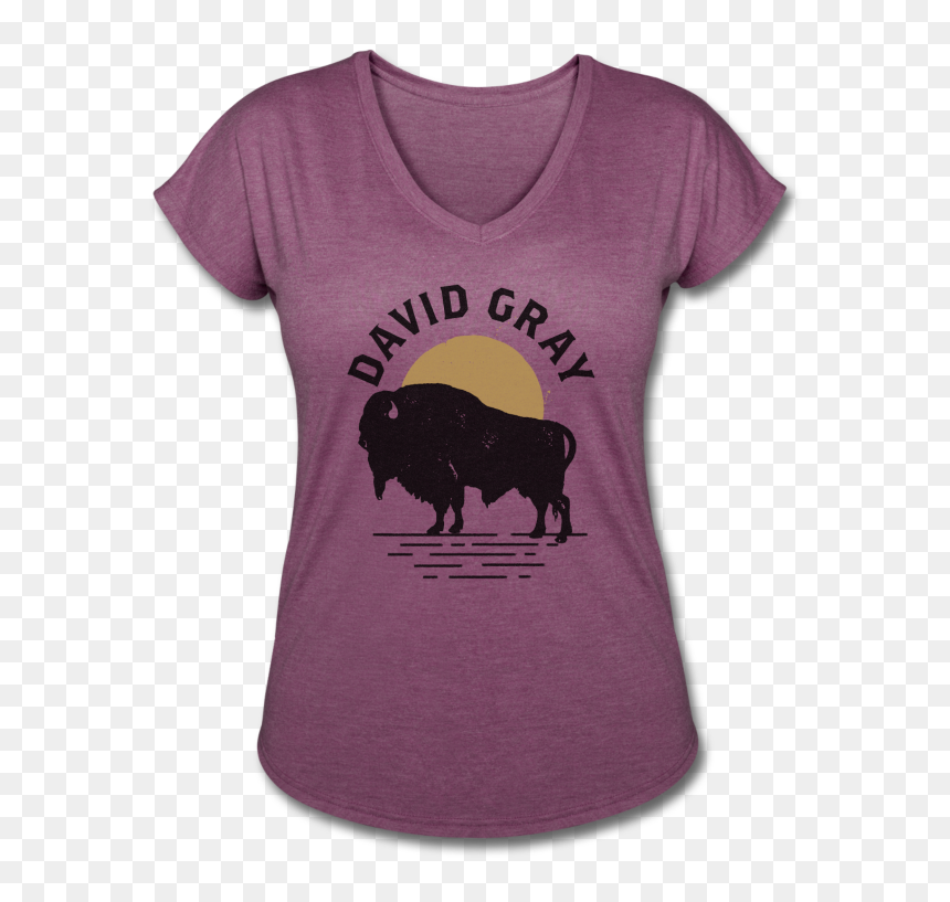 T-shirt, HD Png Download - buffalo silhouette png