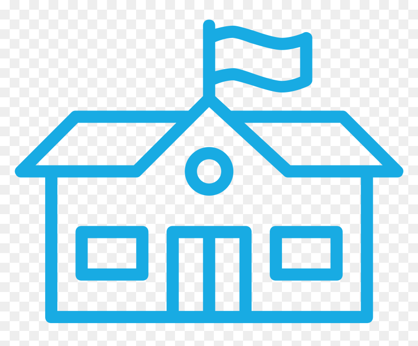 White House Icon Png, Transparent Png - school icons png