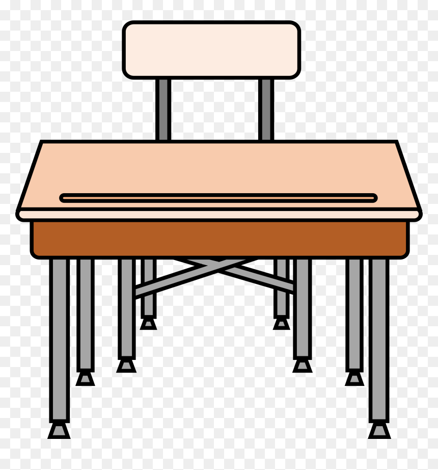 Desk Clipart, HD Png Download - school icons png