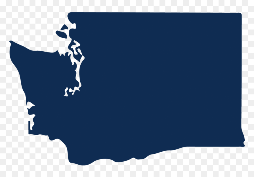 Washington State Silhouette, HD Png Download - california silhouette png