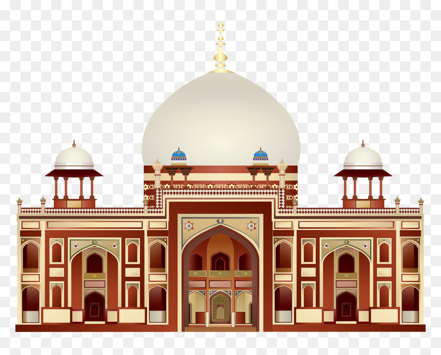 Humayun Tomb Clipart, HD Png Download - denver skyline silhouette png