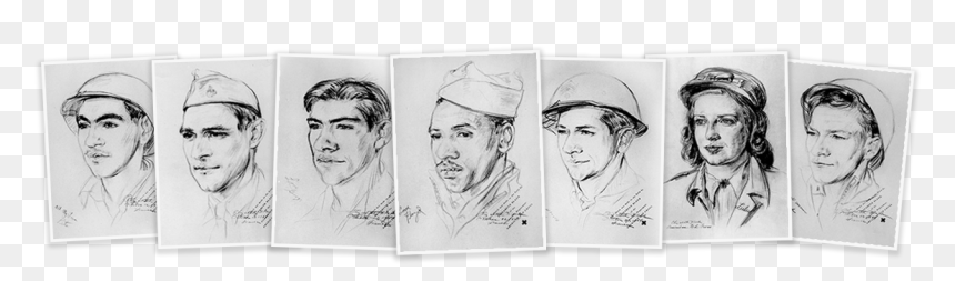 Elizabeth Black Portraits, HD Png Download - ww2 soldier png