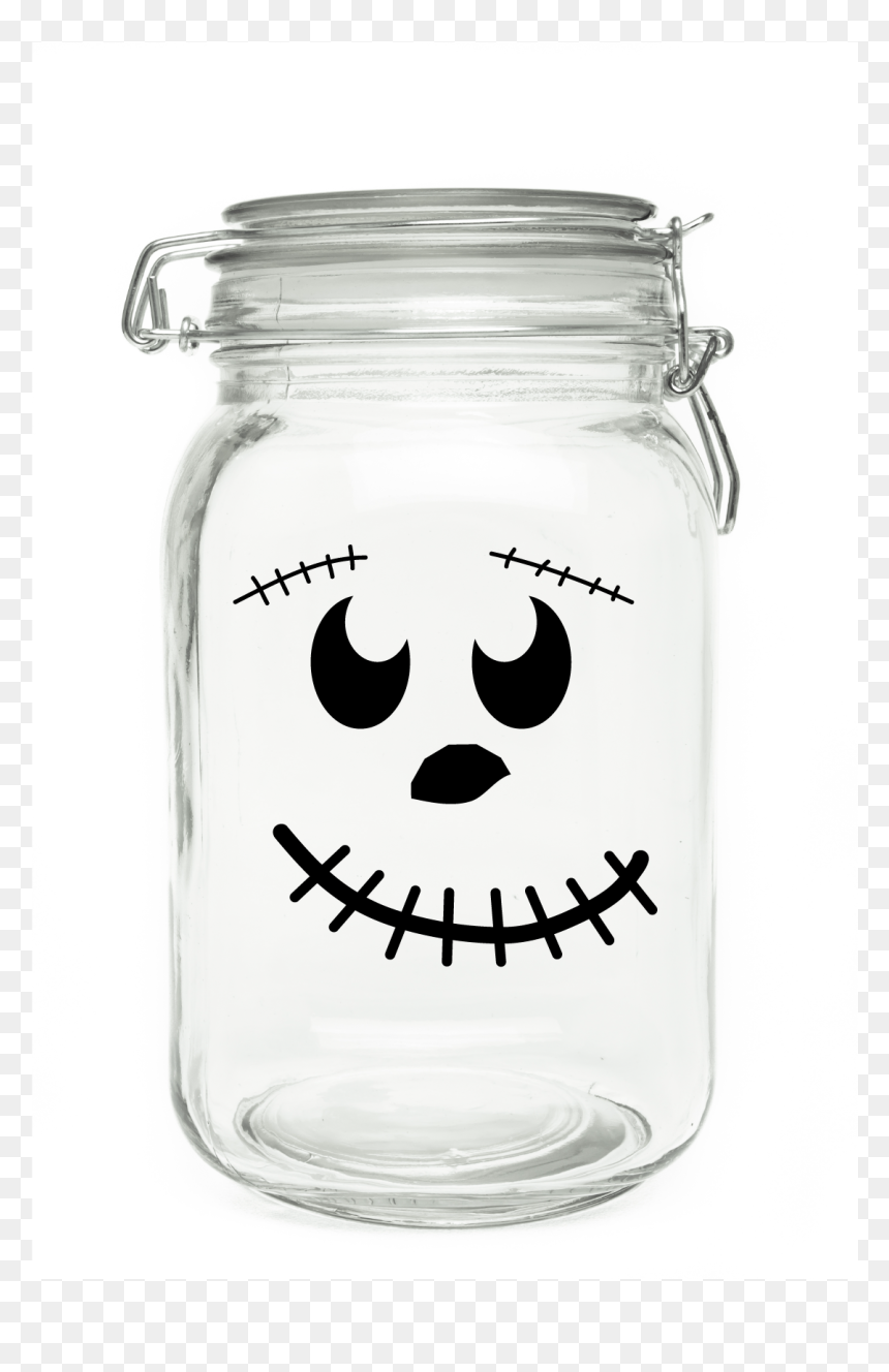 Jar, HD Png Download - mason jar outline png