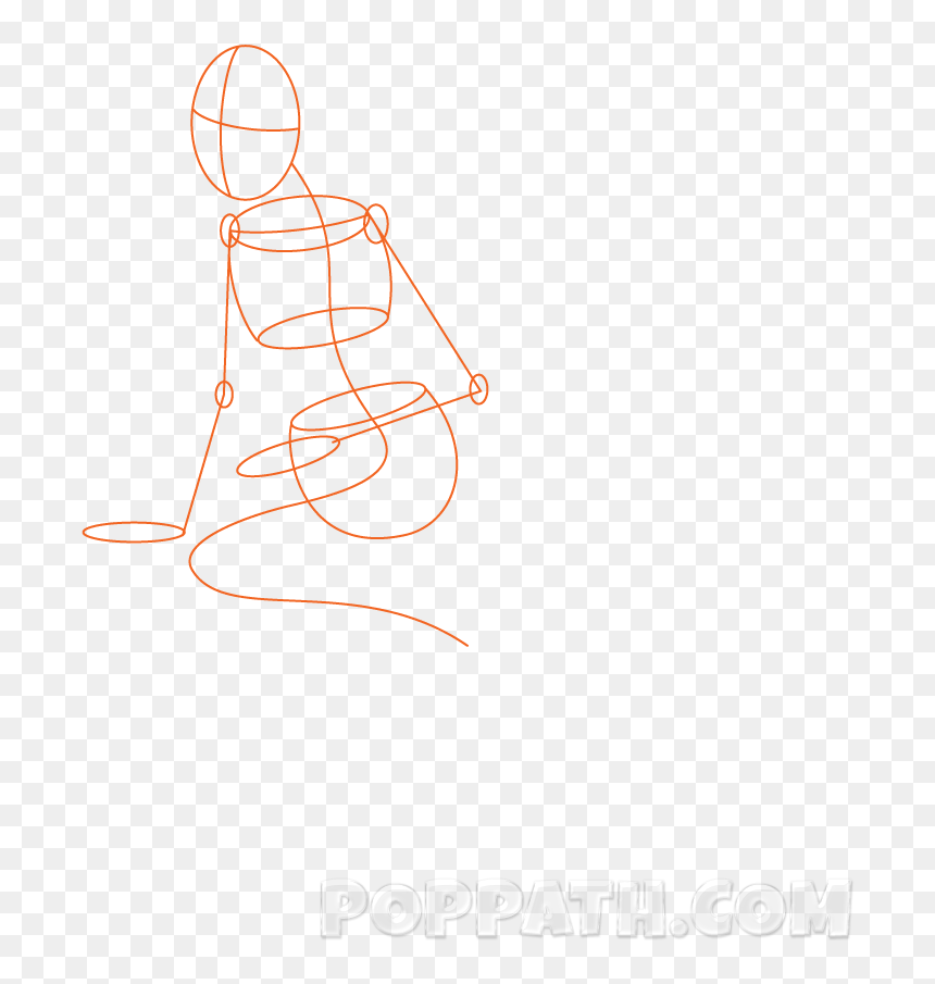 Sketch, HD Png Download - mermaid drawing png