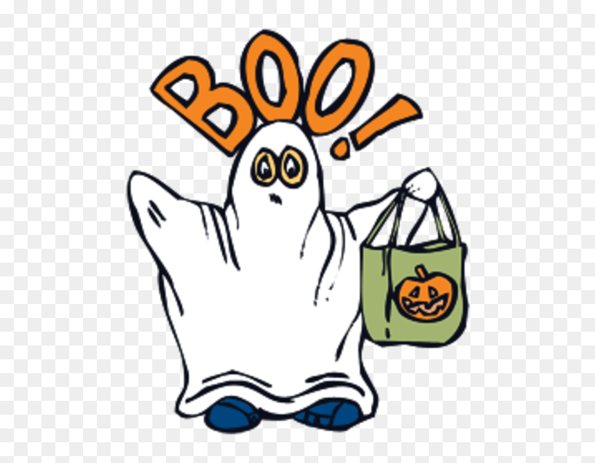 Boo Clipart, HD Png Download - ghost silhouette png
