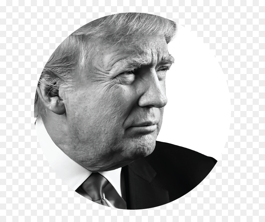 Trump And Ashraf Ghani, HD Png Download - trump silhouette png
