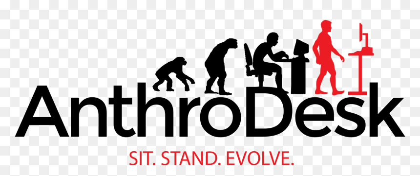 Anthrodesk Logo, HD Png Download - table silhouette png