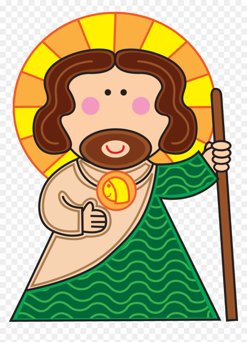 San Judas Tadeo Dibujo, HD Png Download - san judas tadeo png