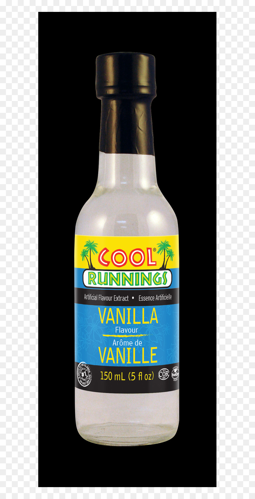 Glass Bottle, HD Png Download - vanilla extract png