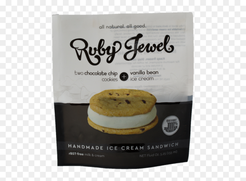 Ruby Jewel Ice Cream Sandwich, HD Png Download - vanilla extract png
