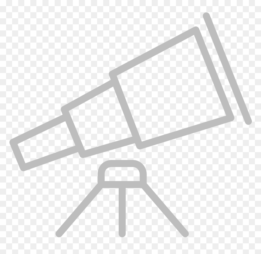Telescope Free, HD Png Download - telescope icon png