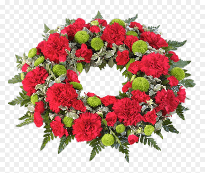 Wreath, HD Png Download - funeral flowers png