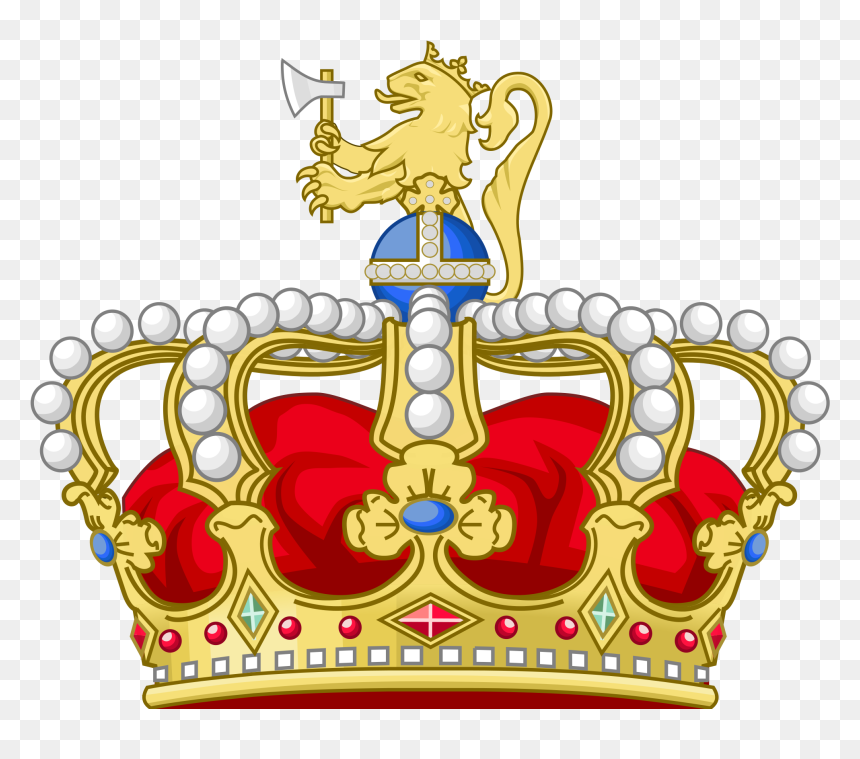 Heraldic Crown Of Norway, HD Png Download - norway flag png