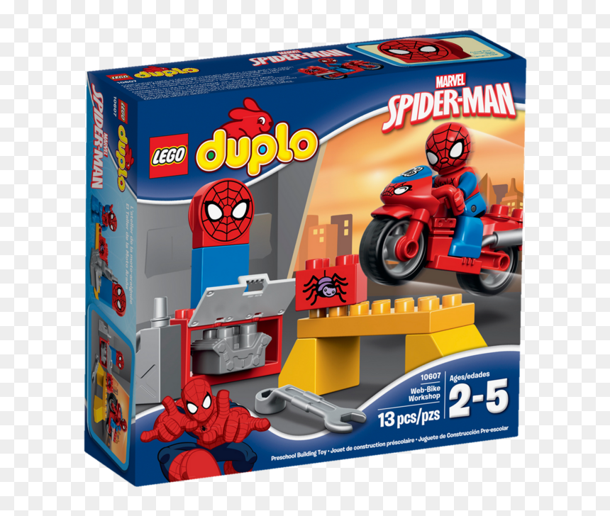 Spiderman Lego, HD Png Download - spider man web png