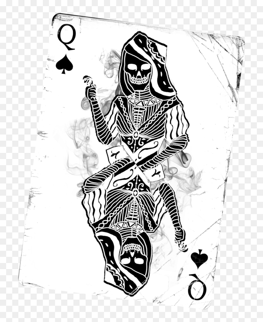 Dark Queen Of Spades, HD Png Download - queen of spades png