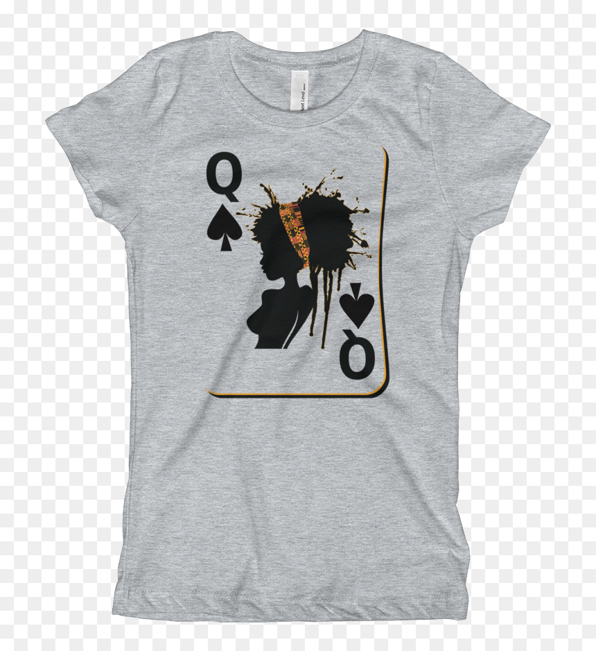 Ice Hockey T Shirt Girls, HD Png Download - queen of spades png