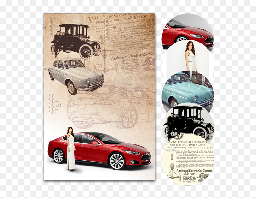 Detroit Electric Car, HD Png Download - car png photoshop