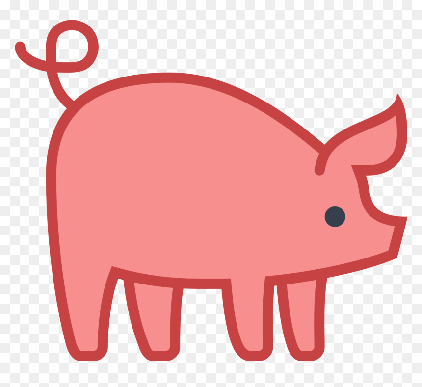 Pig Icon, HD Png Download - cute icon png