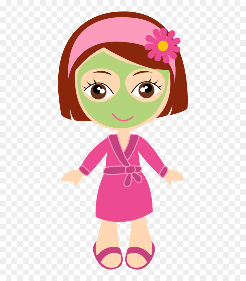 Spa Niñas Dibujos, HD Png Download - spa party png