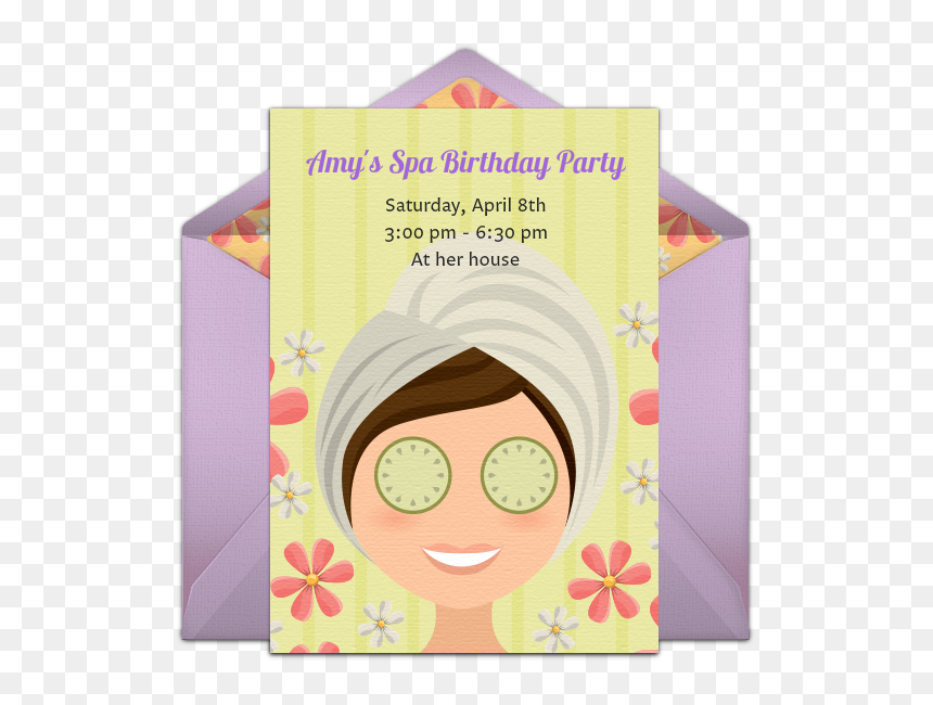 Construction Paper, HD Png Download - spa party png