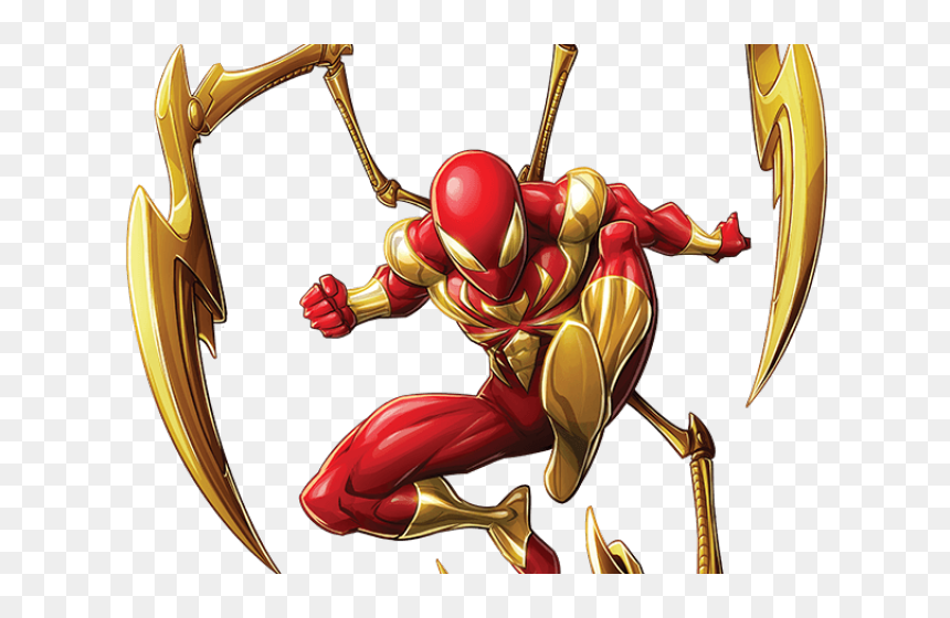 Iron Spider Man Cartoon, HD Png Download - spiderman cartoon png