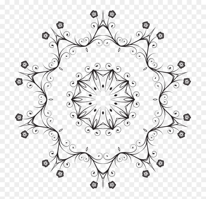 Circle, HD Png Download - lace design png