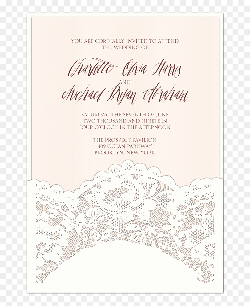 Calligraphy, HD Png Download - lace design png