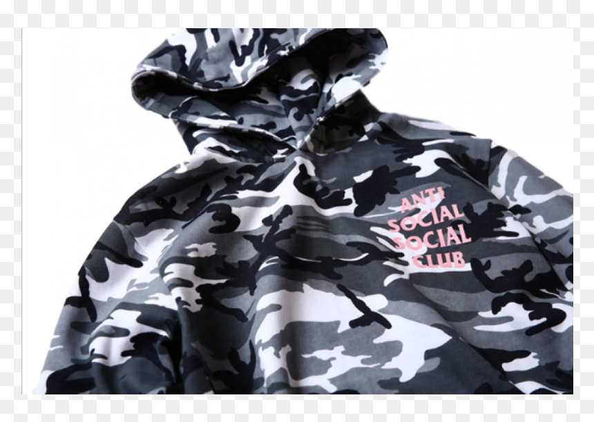 Hoodie, HD Png Download - anti social social club png