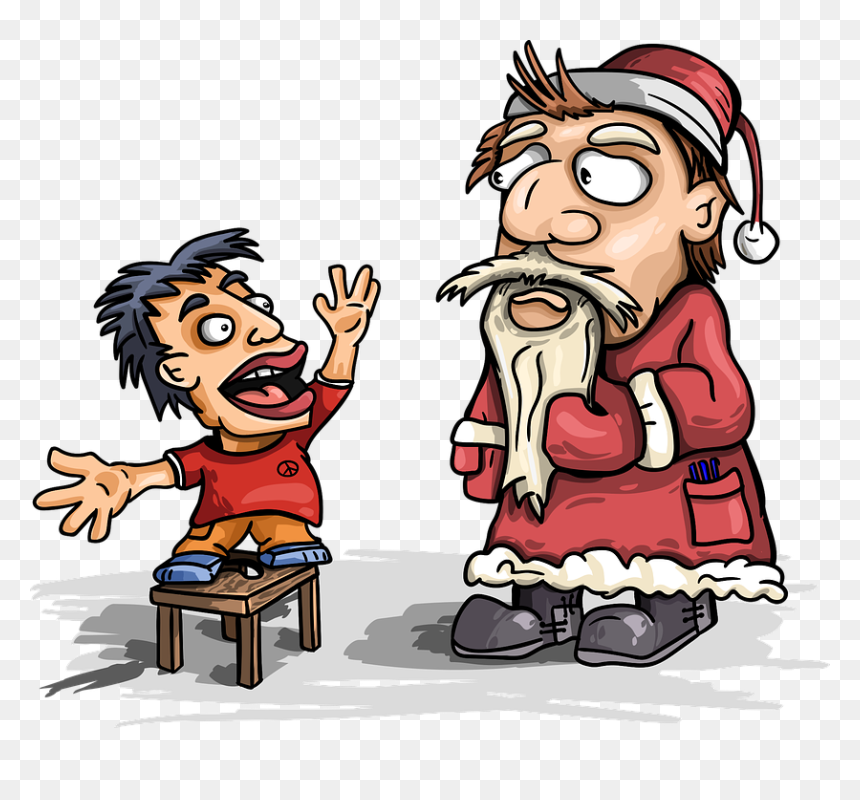Cartoon, HD Png Download - santa claus beard png