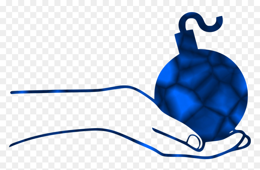 Hand Hold Bomb, HD Png Download - blue crystal png
