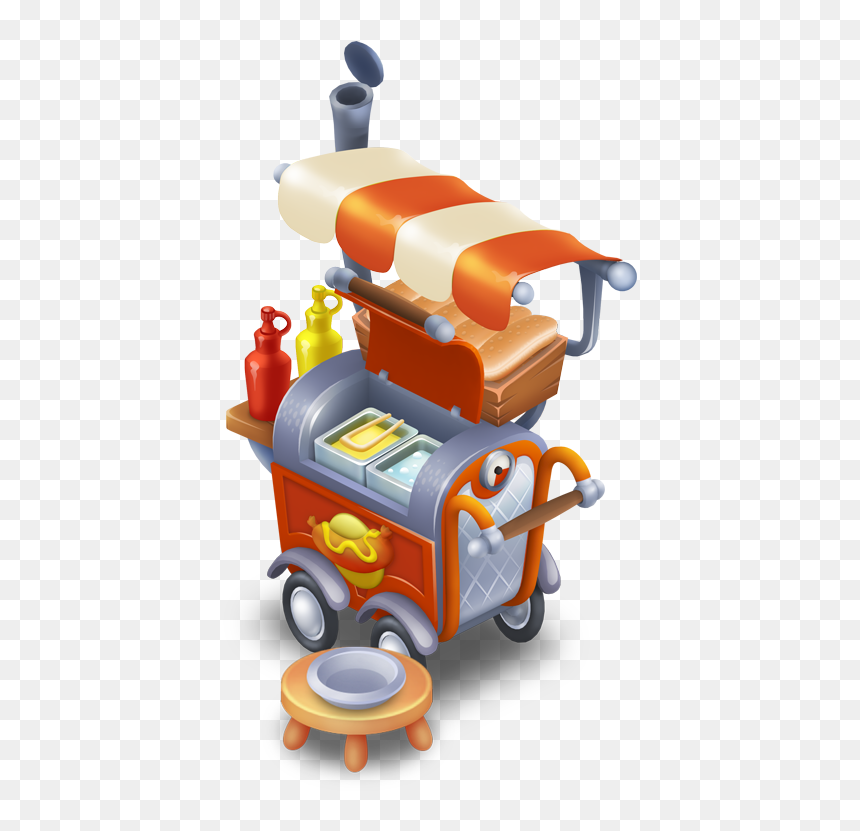 Hot Dog Stand, HD Png Download - corn dog png