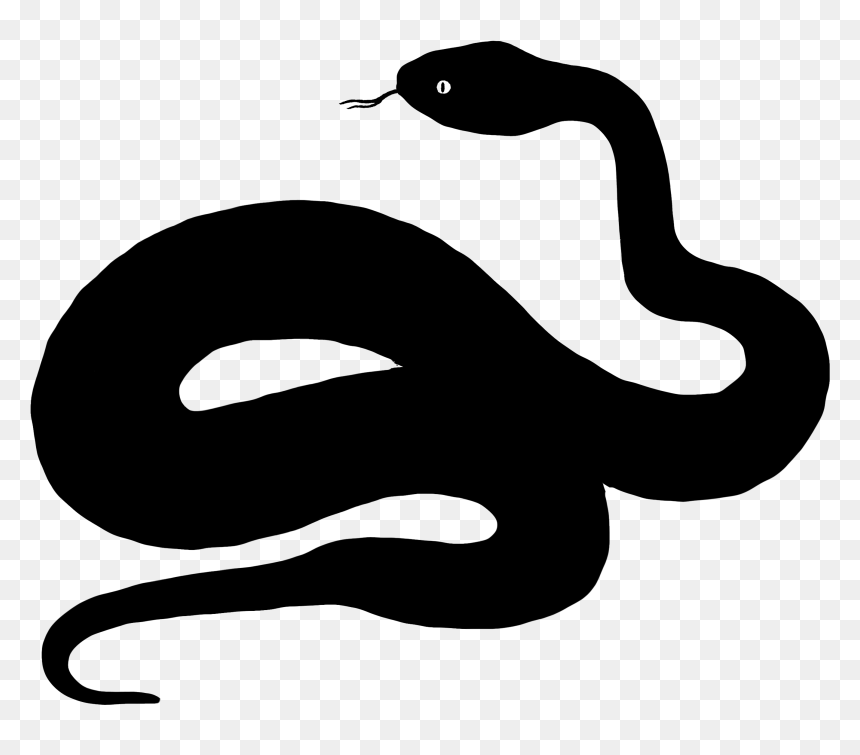Transparent Serpent Silhouette, HD Png Download - snake silhouette png